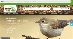 Desktop Screenshot of britishbirdfood.co.uk